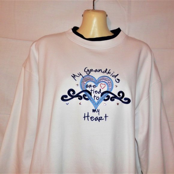 M&C Sportwear L Granddkids Tied to My Heart H532 - Picture 2 of 6